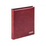 Münzalbum KARAT Weinrot Rot CLASSIC Ringbinder LINDNER 1106Y-W leer