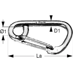 WI Karabiner symmetrisch