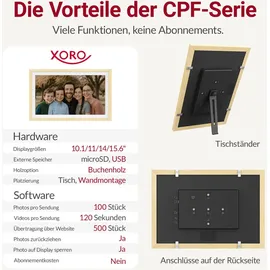 Xoro CPF 14PF - 14" Touchscreen, WLAN