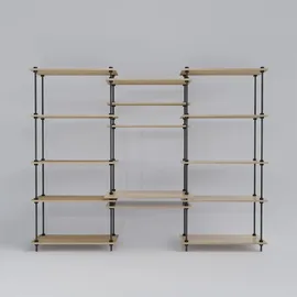 ar shelving Deco Set 185 x 235 x 35/52 5 cm