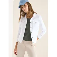 Cecil Jeansjacke mit Brusttaschen und Knöpfen - Weiß