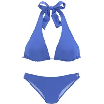 LASCANA Triangel-Bikini Damen Blau 40 Cup A/B