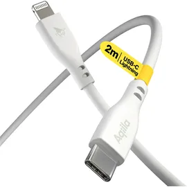 aqiila USB-C auf Apple Lightning 2 m Weiß