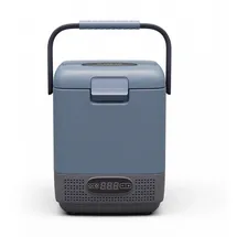 Klarstein 12l Mobiler Mini-kühlschrank Mit Großem Fach, Lcd-panel, Starkem Kompressor & Anti-schock-technologie - Ideal Als Kühlbox Für Camping, Büro Oder Unterwegs