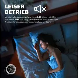 monzana Heizlüfter 2000 W Weiß