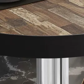 GGM Möbel Bistro Loungetisch Ø 70 x 36 cm Schwarz