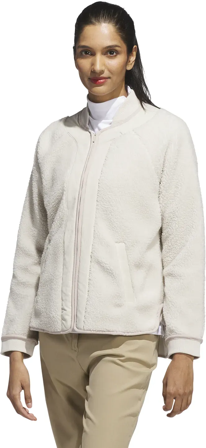 adidas Jacke Go-To Fleece, beige/taupe