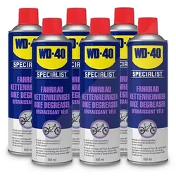 Wd-40 6x 500ml Fahrrad Kettenreiniger [Hersteller-Nr. 49704/NBA]