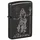 Zippo Sturmfeuerzeug - God Pluto, High Polish Black, Photo Image - Nachfüllbar - Wiederverwendbar - Windfestes Design - Geschenkbox - Made in USA