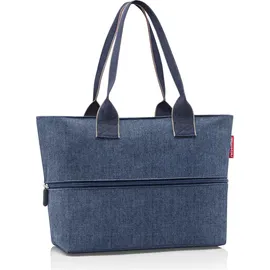 Reisenthel Shopper e1 herringbone dark blue