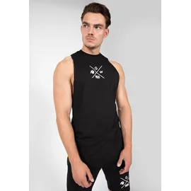 Gorilla Wear Cisco Drop Armhole Tanktop Schwarz/Weiß S