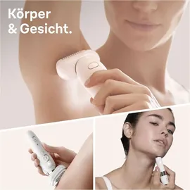 Braun Silk-épil 9 Flex SES 9003 3D Epilierer Weiß