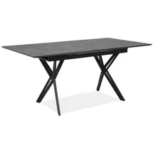 Die Möbelfundgrube Pula 160-200 x 74 x 90 cm schwarz