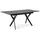 Die Möbelfundgrube Pula 160-200 x 74 x 90 cm schwarz