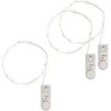 VBS Mini-Lichterkette LED 3er-Pack 10 LEDs Weiß