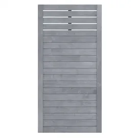 Traumgarten Sichtschutzzaun 89 x 179 cm grau lasiert