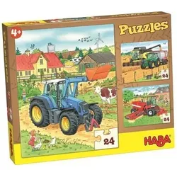 HABA 300444 Puzzles Traktor und Co.