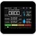 Mixhome 9-in-1 Luftqualitätsmonitor mit Bluetooth, Co2-detektor, Uhr/datum, Co2-, Tvoc-, Hcho-, Pm2,5- Und Pm1,0-messung