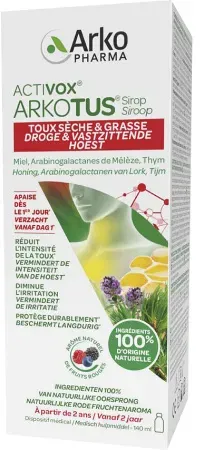 Arkopharma Arkotus Sirup Flasche 140ml