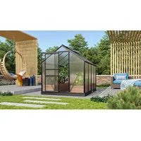 Vitavia Gewächshaus Venus 5000 Schwarz 5 m2 inkl. Fundament