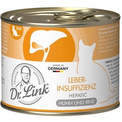 Dr. Link Spezial-Diät Leberinsuffizienz Huhn und Rind Nassfutter für K