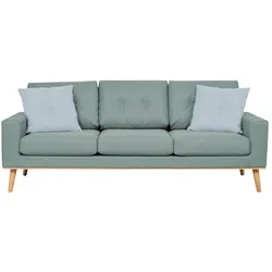 Sofa, 3-sitzig  Cristy ¦ blau ¦ Maße (cm): B: 211 H: 88 T: 86