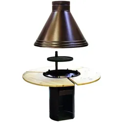 PALMAKO Grillofen, metall/holz, natur - beige