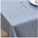 simurq Tischdecke Abwaschbar Lotuseffekt 140 x 240 cm Grau