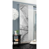 HOME WOHNIDEEN Blatari Schiebegardine 60 x 245 cm grau