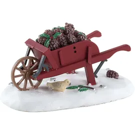 Lemax Wheelbarrow Weihnachtsdorf Winterdorf handbemalt