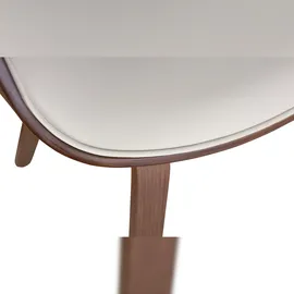 CLP Esszimmerstuhl Foley I Mit Armlehne Und Holzgestell I Küchenstuhl Und Wohnzimmerstuhl