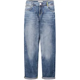 Cartoon Used Look-Jeans mit Waschung blau