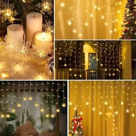Montegoni Lichtervorhang 2,3 m Kunststoff 2,3 m Warmweiß