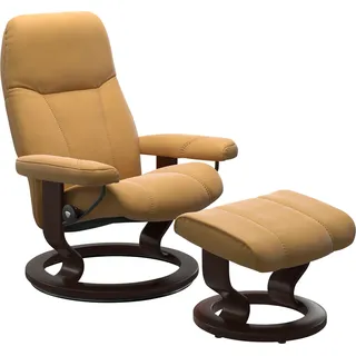 Stressless Fußhocker Consul 54 x 38 x 39 cm Gelb