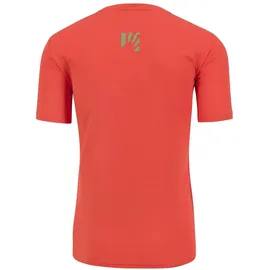 Karpos Loma Kurzarm-t-shirt - Paprika / Sea Spray - 2XL