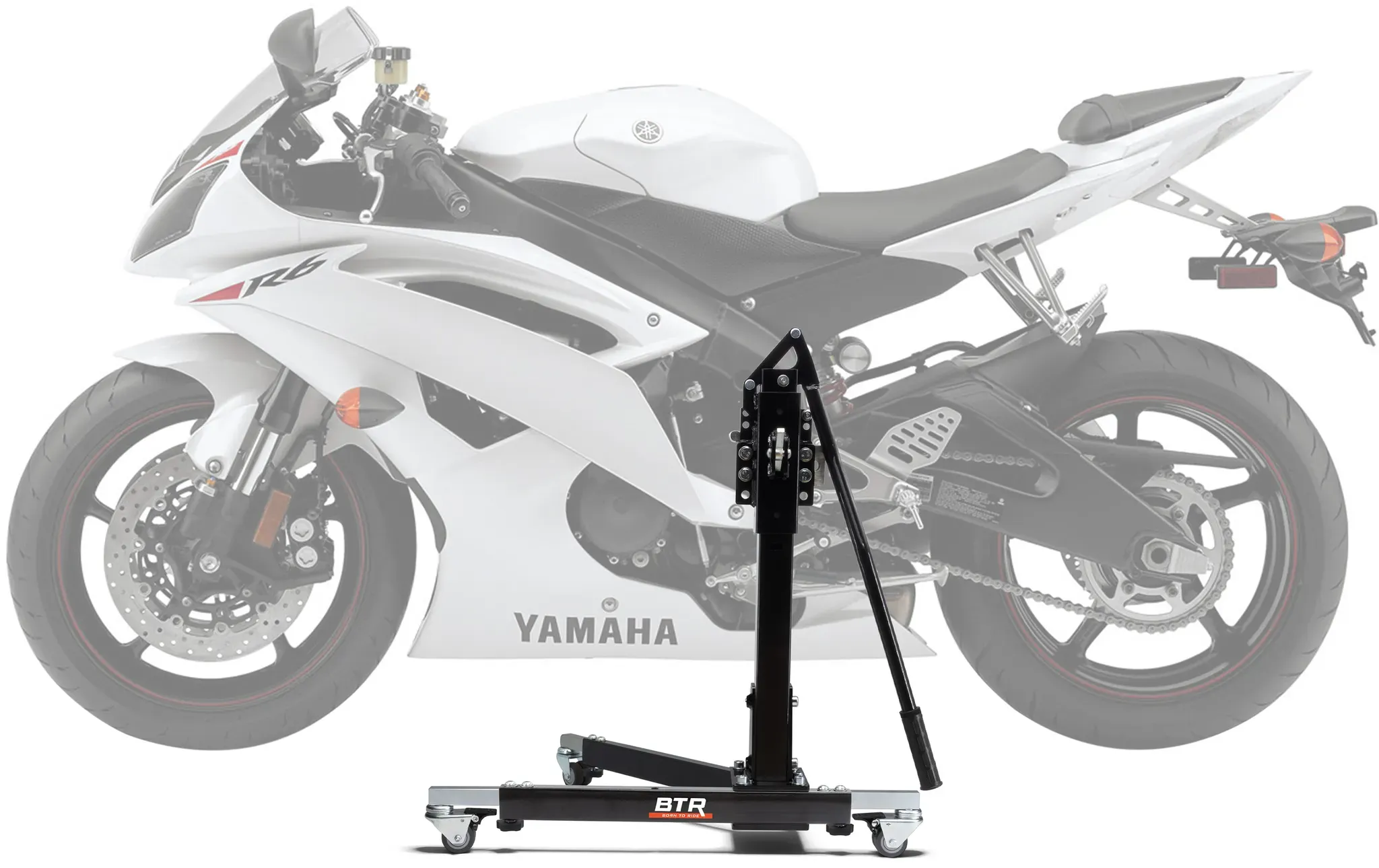 Zentralständer EVOLIFT® für Yamaha R6 (RJ15) 08-10 Black Ops Edition (Grundfarbe: Schwarz)