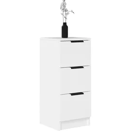 vidaXL Sideboard 30 x 30 x 70 cm Weiß
