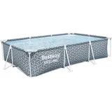 Bestway Steel Pro Frame Pool Blattform-Design 300 cm x 201 cm x 66 cm