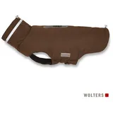 Wolters Hundemantel Outdoorjacke Modern Classic, in verschiedenen Größen, für Hunde, mit reflektierenden Details braun 24cm Regulär