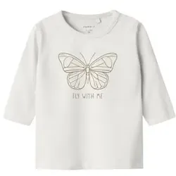 name it Langarmshirt Nbfbabia Cloud Dancer, 74