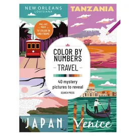 Search Press Ltd Color by Numbers: Travel
