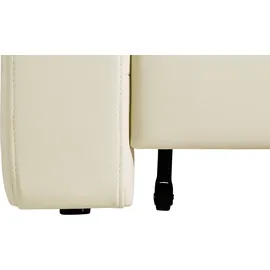 sit&more Eckcouch Kunstleder 3-Sitzer Beige