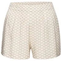 LASCANA Pyjamashorts Damen beige-weiß-gemustert Gr.46