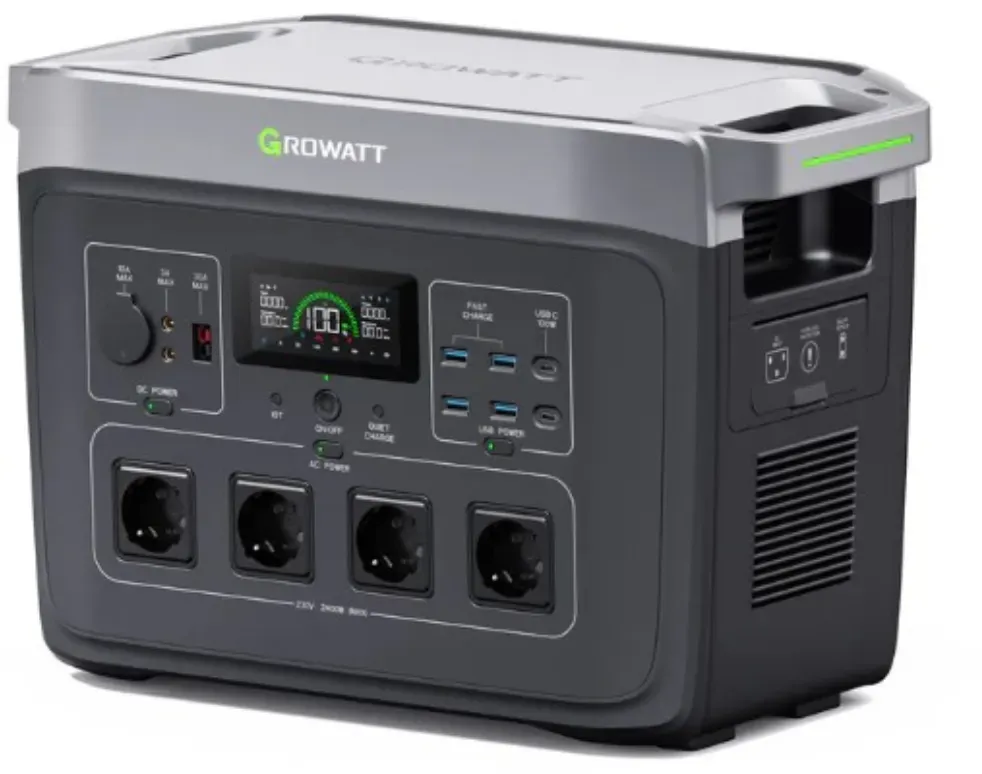 Growatt Infinity 2000 Pro Solarspeicher 2400W 2048Wh - Powerstation - 0% MwSt. (gem. § 12 Abs. 3 UStG)