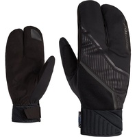 Ziener UZOMIOS Langlauf/Nordic/Crosscountry-Handschuhe | extra warm, Wolle, Lobster, Black, 10