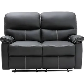 vente-unique Sessel Relax Kunstleder 75 x 112 x 87 cm Schwarz