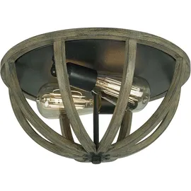 Elstead Lighting Allier 2 Leuchtmittel Eiche grau