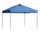 Outsunny Faltpavillon 2,95 x 2,95 m inkl. 0 Seitenteile Blau
