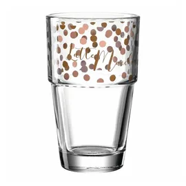 LEONARDO Latte-Macchiatoglas 410 ml Füllmenge