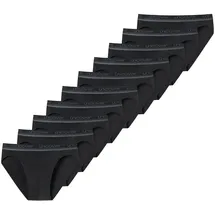 SCHIESSER Rio-Slip Schwarz M 10er Pack